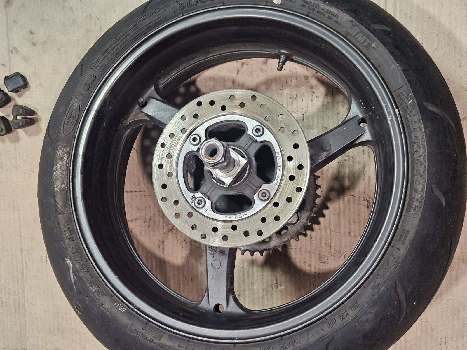 2004-2007 Honda CBR1000RR CBR1000 CBR 1000 RR OEM Rear Wheel Rim 42650-MEL-D20ZC