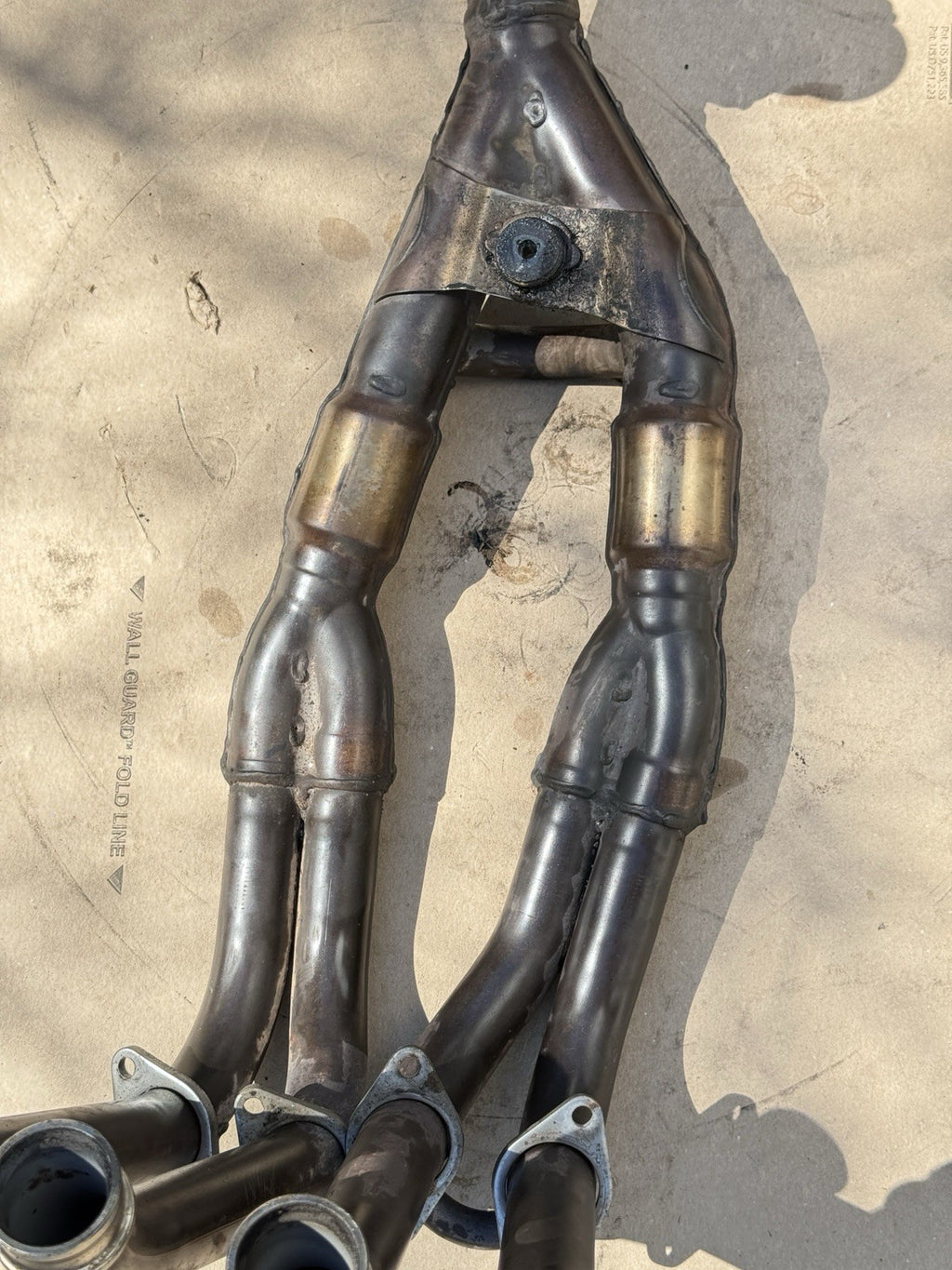 05-06 Honda CBR600RR OEM Exhaust Header Mid Pipe Set 18150-MEE-D01 Muffler