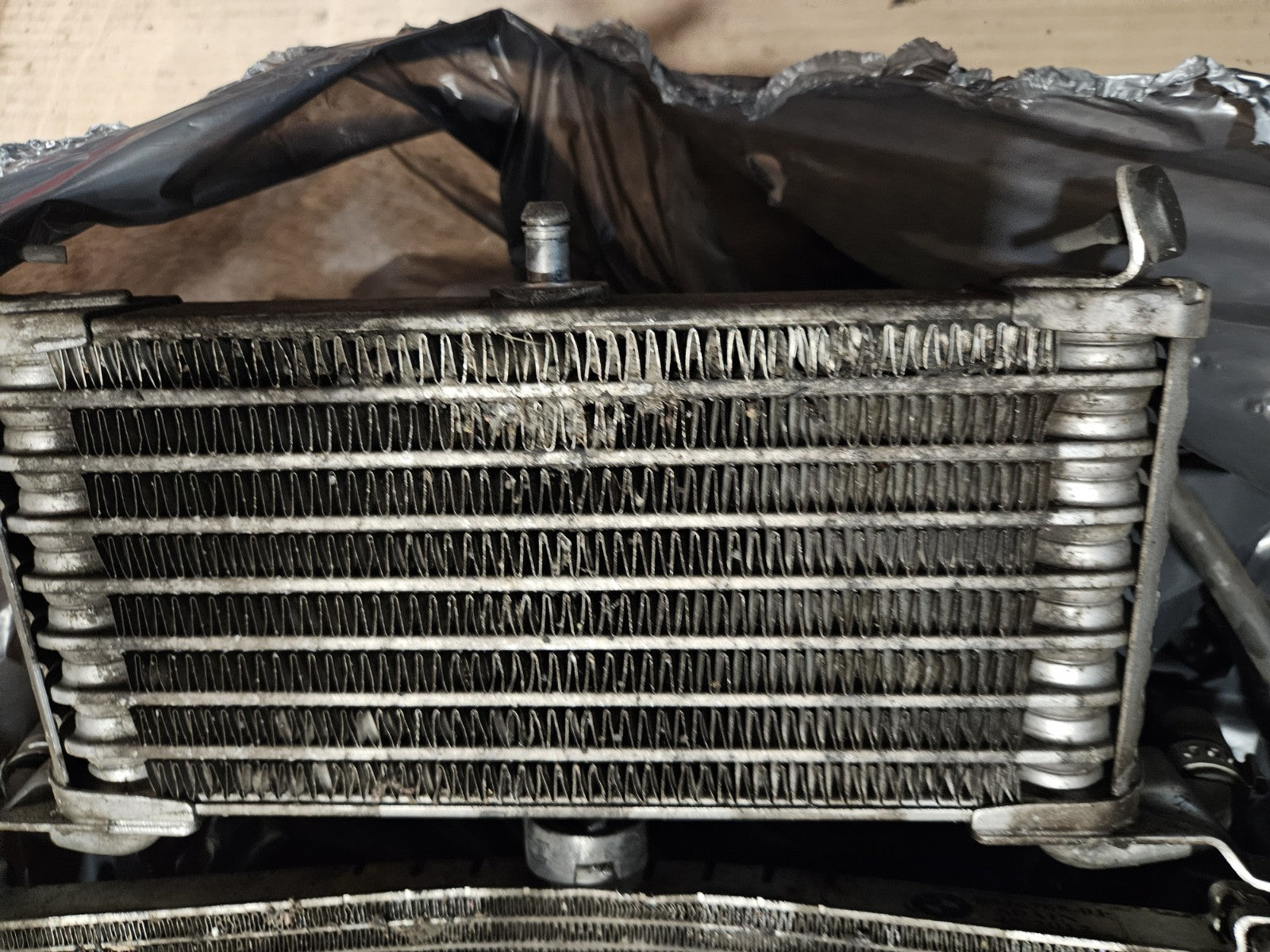 2010-2014 BMW S1000RR OEM Radiator Cooling Assembly w/ Oil Cooler Fan Reservoir