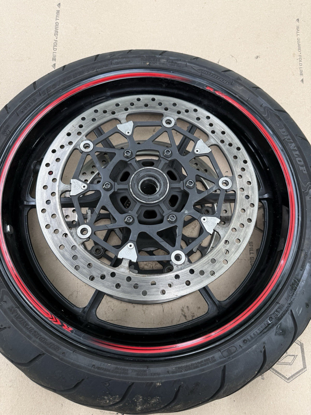 2017-2025 Suzuki GSXR1000 GSXR1000R OEM Front Rear Wheels Rotors Sprocket Hub2