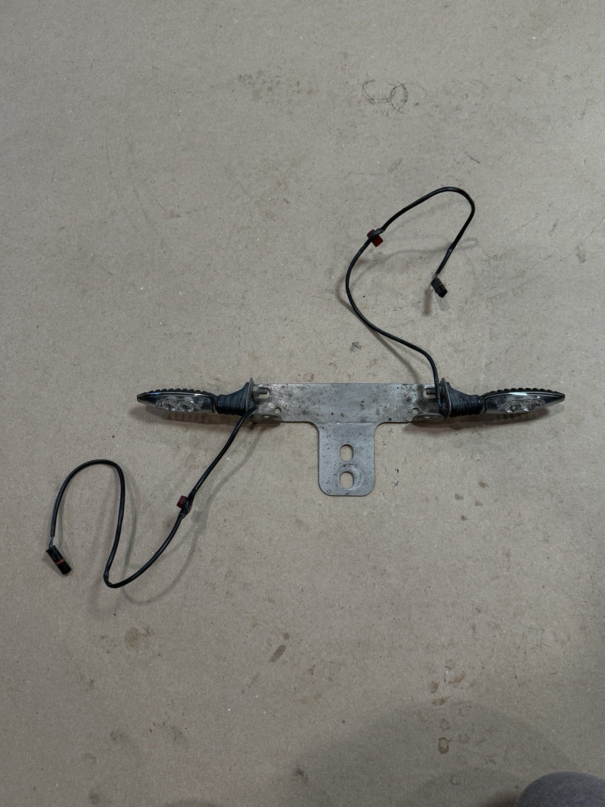 2010 09-14 BMW S1000RR S1000 1000 RR AFTERMARKET REAR TURN SIGNALS LICENSE LIGHT
