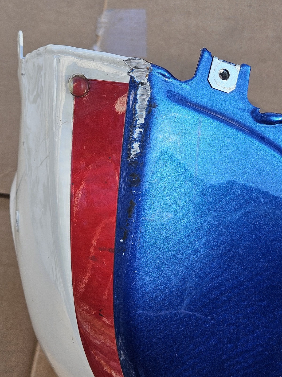 10-18 BMW S1000RR OEM Fuel Gas Tank Petrol Reservoir Factory Genuine Tank BLUE