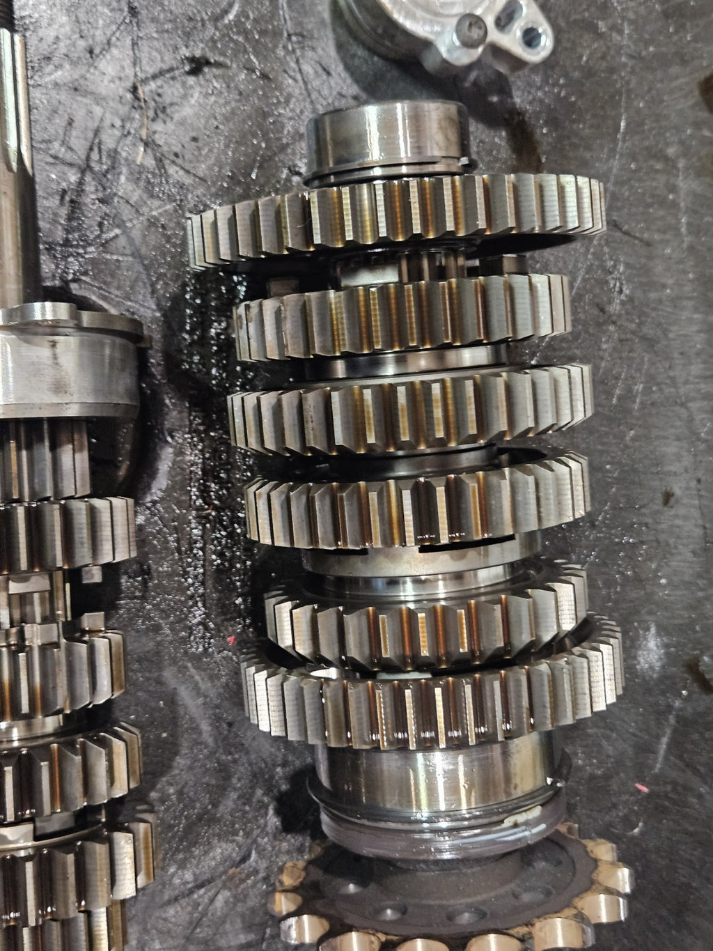 10-14 213 BMW S1000RR OEM Transmission Gears Shift Forks Engine Motor Tranny Set