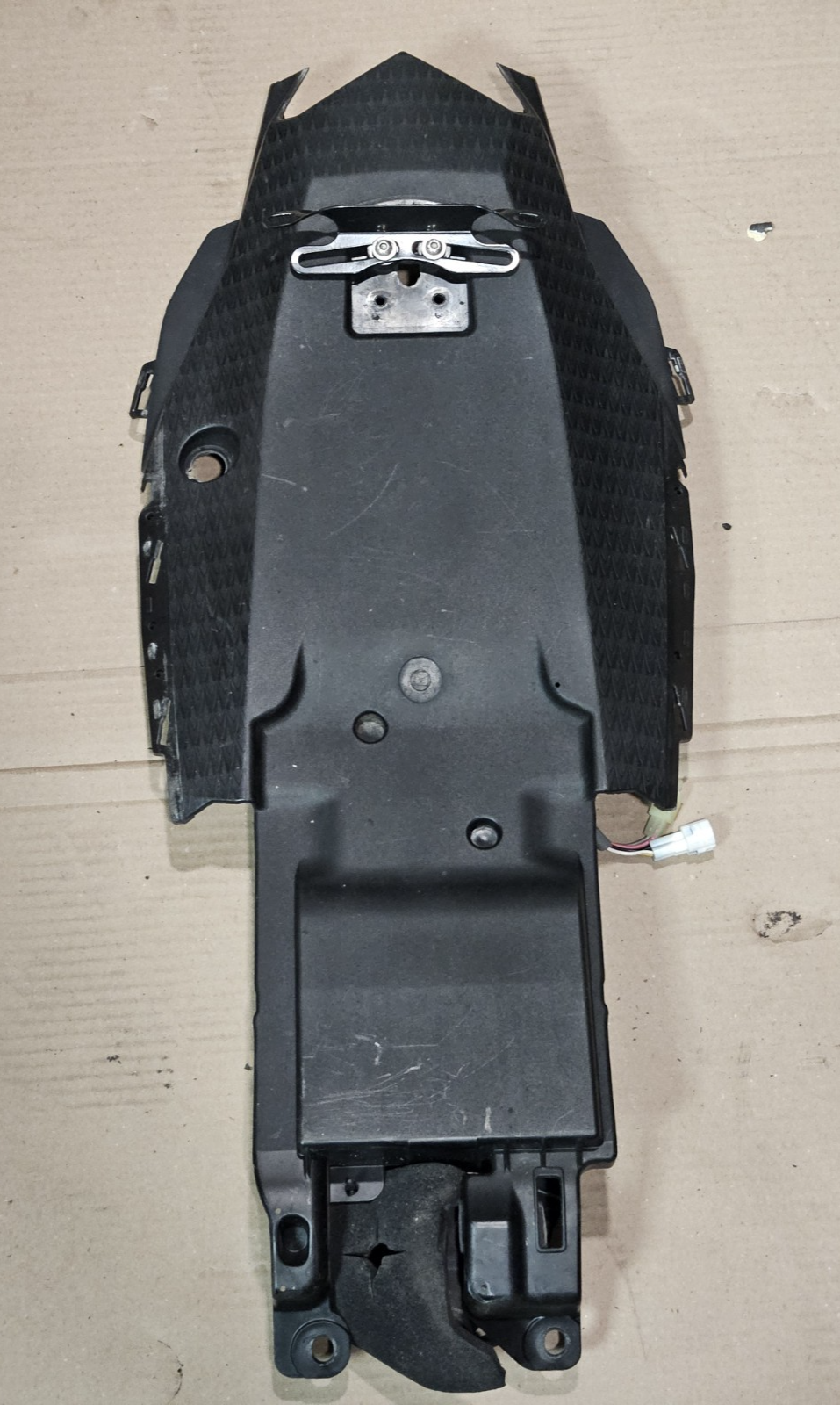13-18 Kawasaki Ninja ZX6R 636 OEM Battery Tray Under Tail Section Fairing Cover