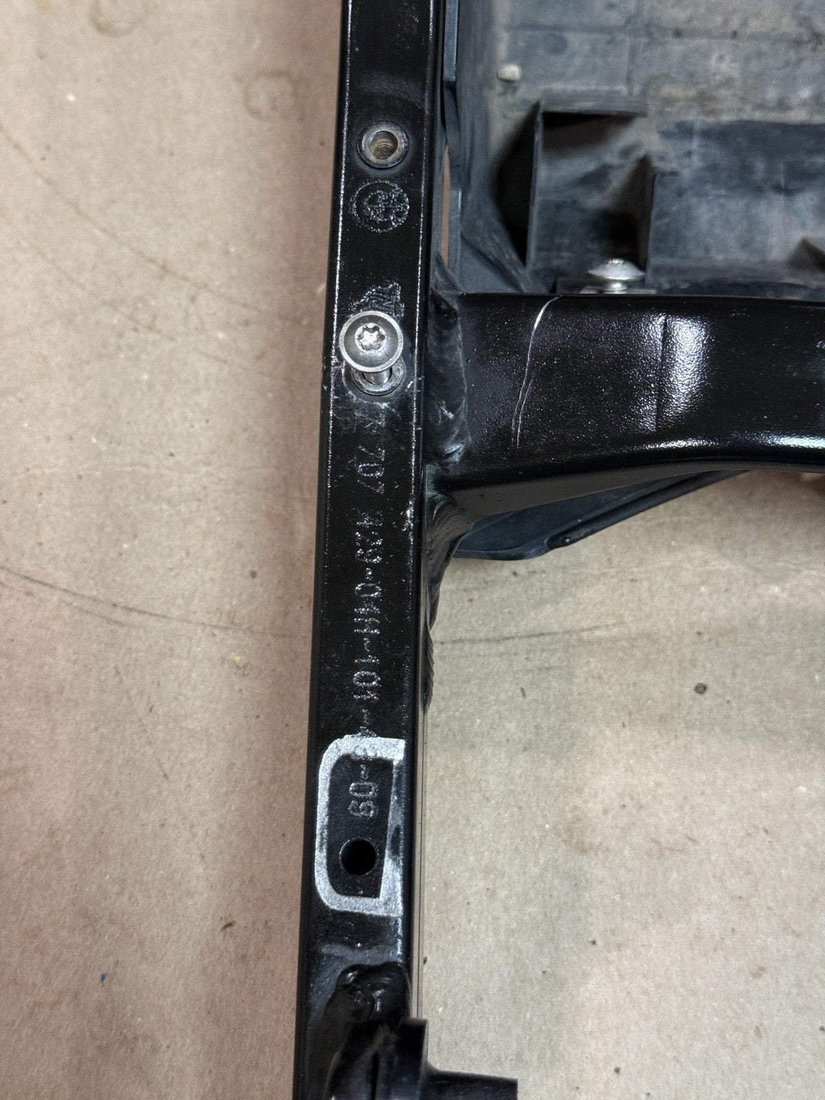 09-14 BMW S1000RR OEM Rear Subframe Sub Frame Tail Section Straight Battery Box