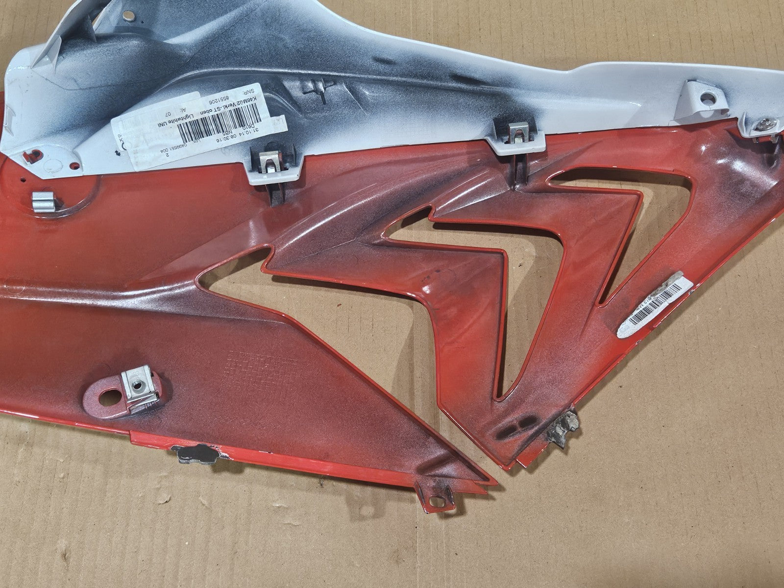 2013-2019 BMW S1000RR OEM Left Fairing Cowl Red White Broken
