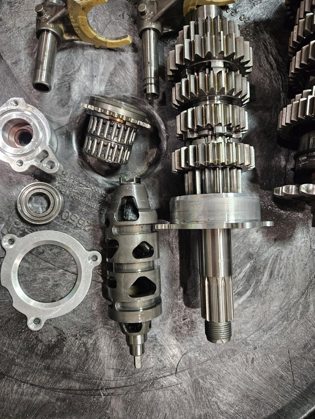15-18 BMW S1000RR OEM Transmission Gearbox Complete Assembly 6 Speed Shift Drum