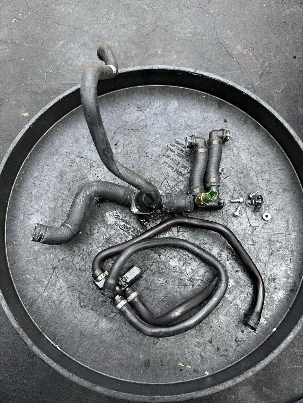 2021-2024 Aprilia RSV4 Tuono V4 OEM Radiator Coolant Hoses Thermostat Sensor Set0