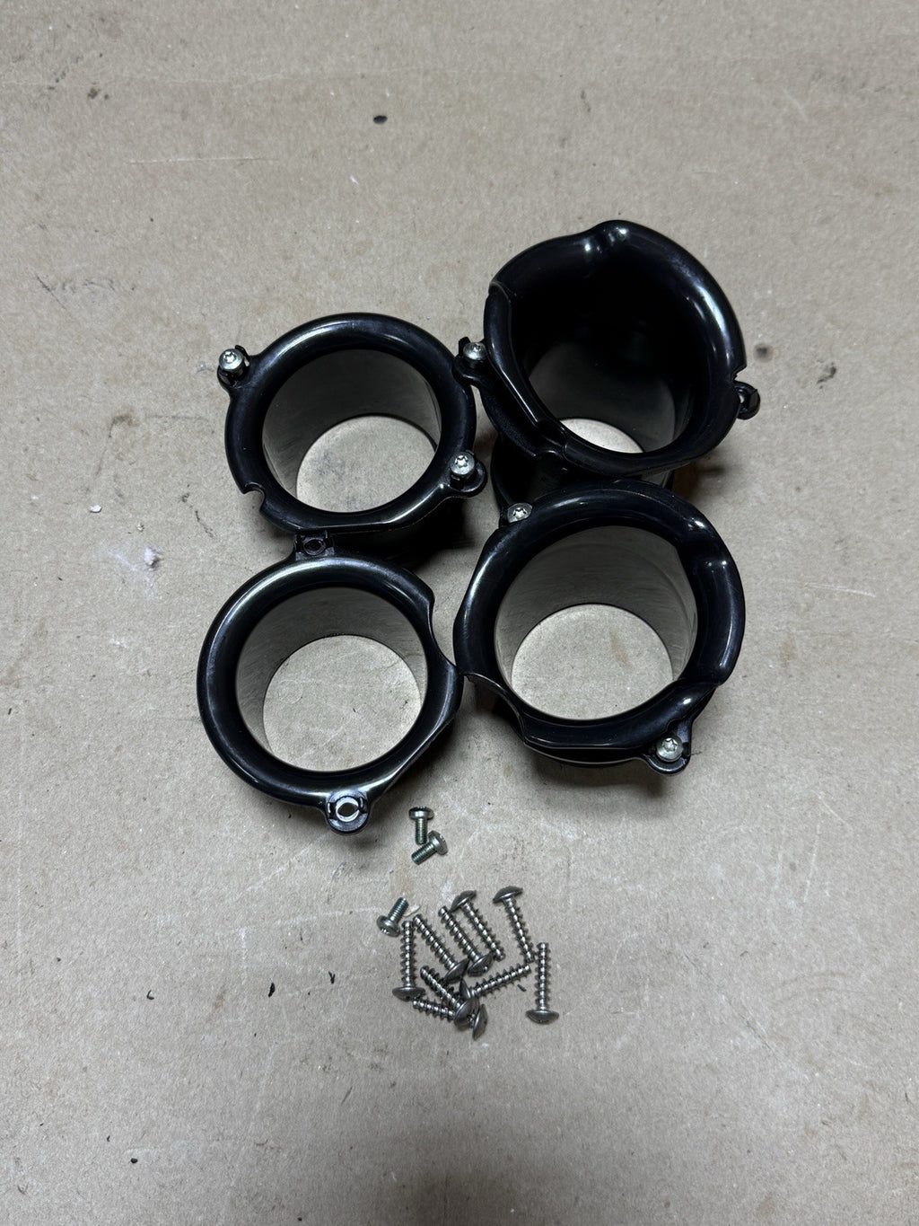 2015-2018 Aprilia RSV4 RR RF Tuono V4 OEM Airbox Intake Velocity Stacks Trumpets