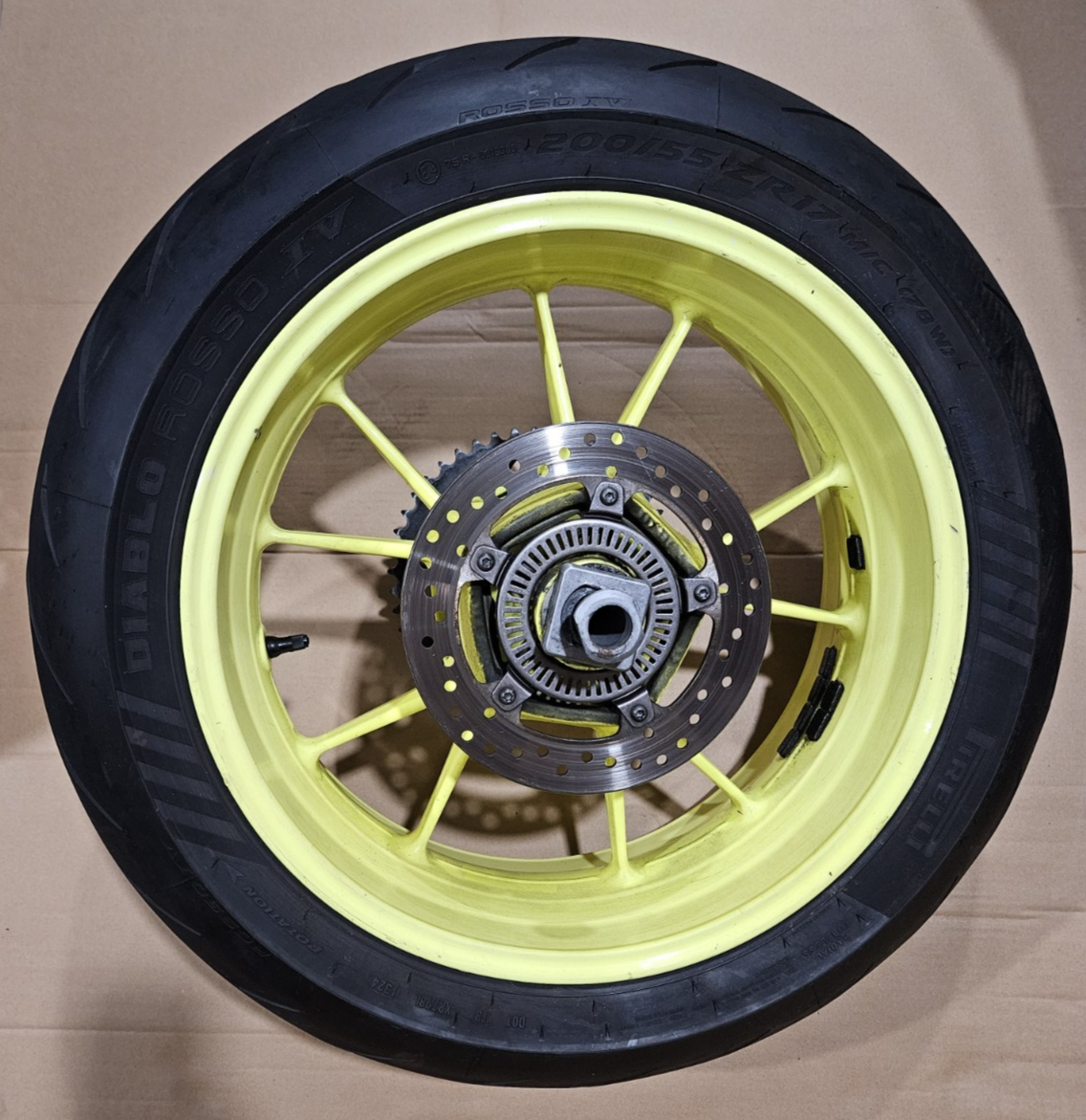 2015-2019 BMW S1000RR OEM Rear Wheel Rim Rotor Hub Assembly 2015