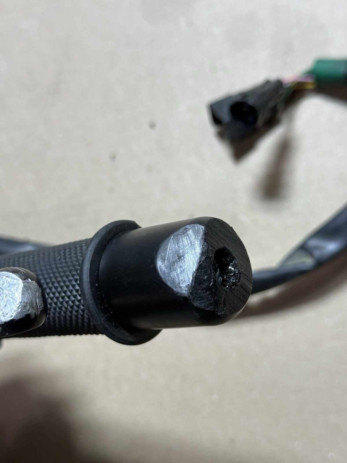 2015 13-18 NINJA ZX6R ZX636 OEM LEFT CLIP ON CLIPON HANDLEBAR W SWITCHES CLUTCH