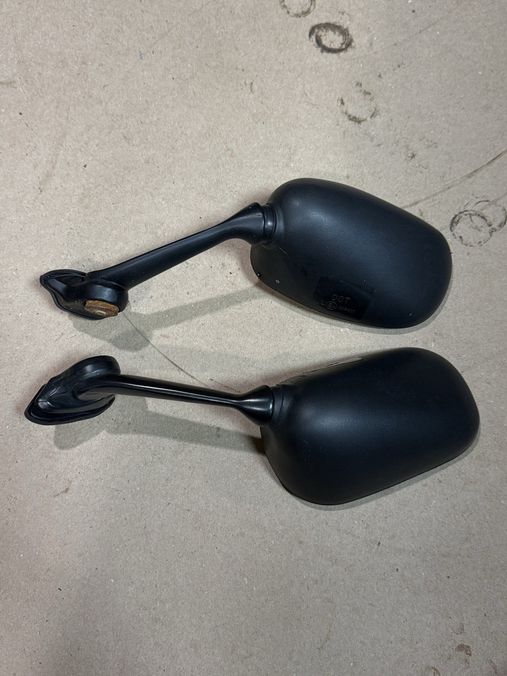 2008-16 Yamaha YZF-R6 Left Right Rear View Side Mirrors Complete Set Pair Clean