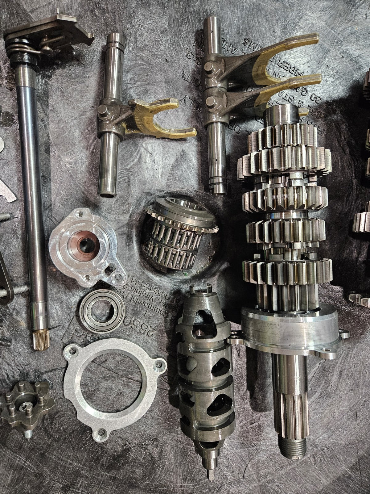 15-18 BMW S1000RR OEM Transmission Gearbox Complete Assembly 6 Speed Shift Drum