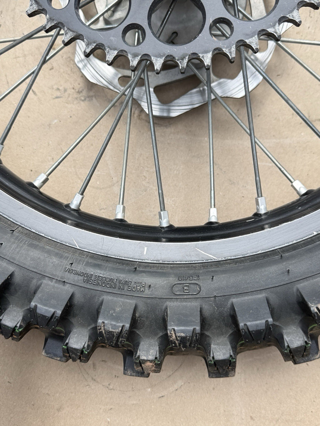 16-18 Kawasaki KX450F OEM Wheel Set 21/19 Front Rear Rims Hubs 41090-0080