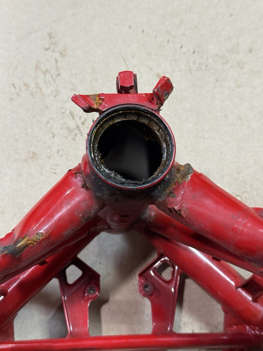 2011-2013 Ducati Superbike 848 EVO SE Main Frame Chassis Rebuilt Ttle DAMAGED