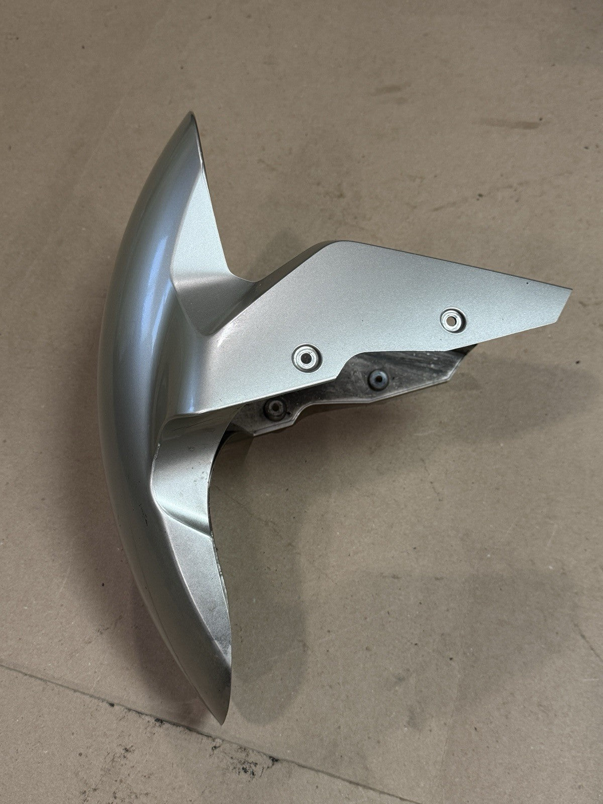 09-14 BMW S1000RR OEM Front Fender Fairing Mudguard Splash Guard Gray Bronze OEM