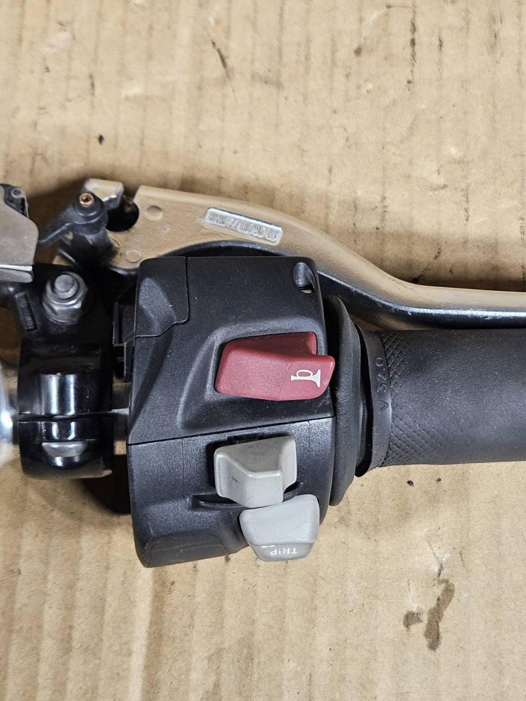 09-14 BMW S1000RR OEM Left Clip On Handlebar Clutch Lever Switch Housing Control5