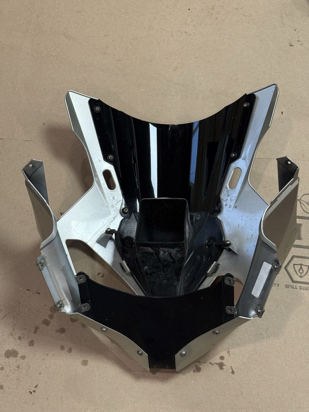 09-14 BMW S1000RR OEM Front Upper Fairing Headlight Cowl Nose Panel