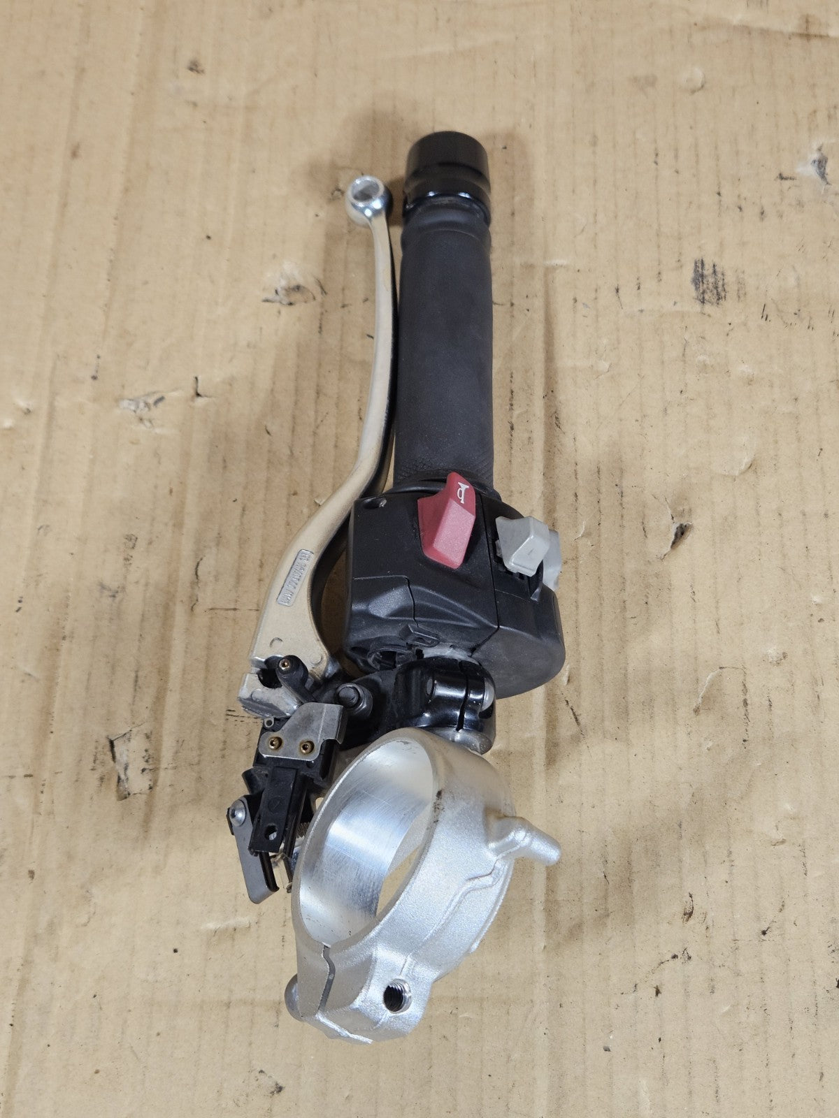 09-14 BMW S1000RR OEM Left Clip On Handlebar Clutch Lever Switch Housing Control9