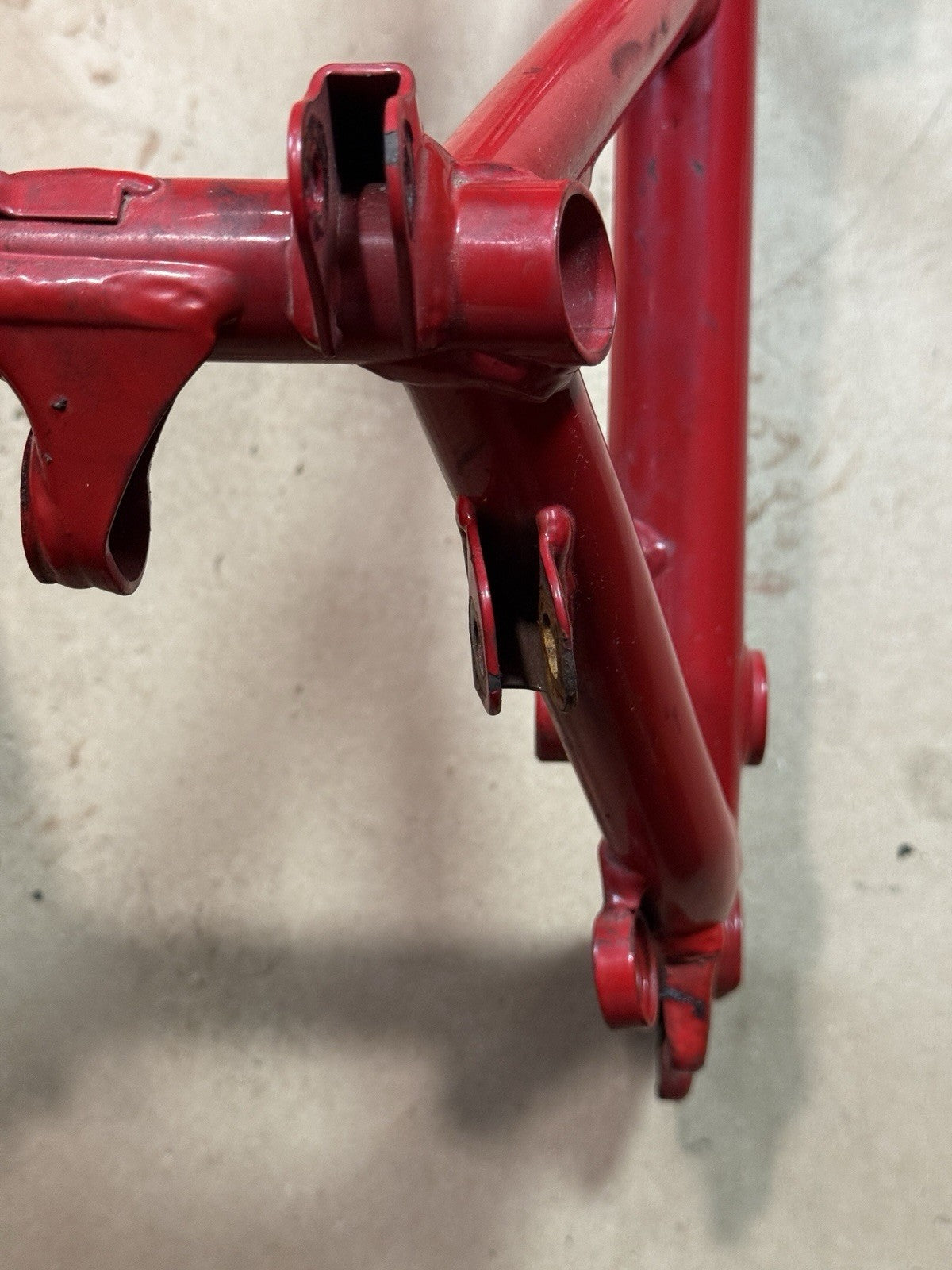 2011-2013 Ducati Superbike 848 EVO SE Main Frame Chassis Rebuilt Ttle DAMAGED