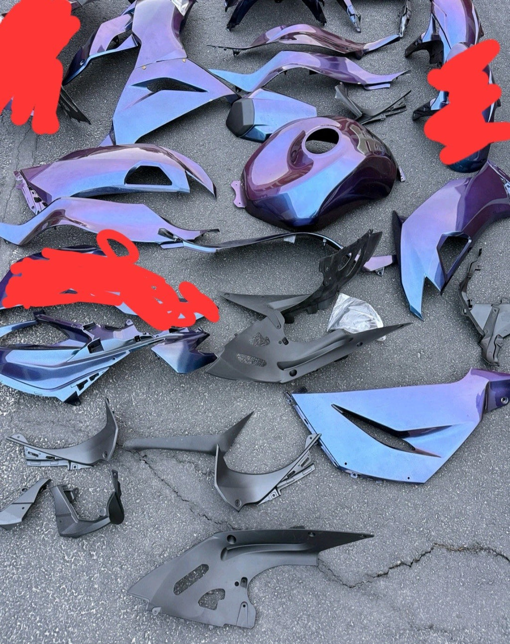 Chameleon ABS Fairings Monster Fairings Kawasaki 2019-2023 Ninja ZX6R 636 ZX636
