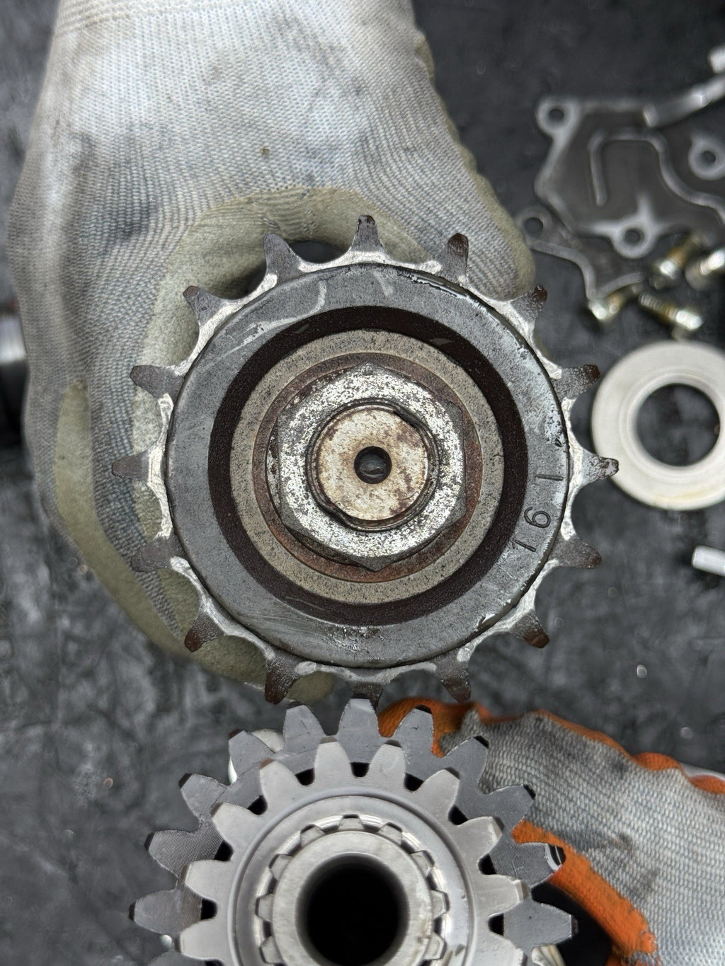08-16 Yamaha YZF R6 OEM Engine Motor Transmission Tranny Gears Dogs Shaft R622