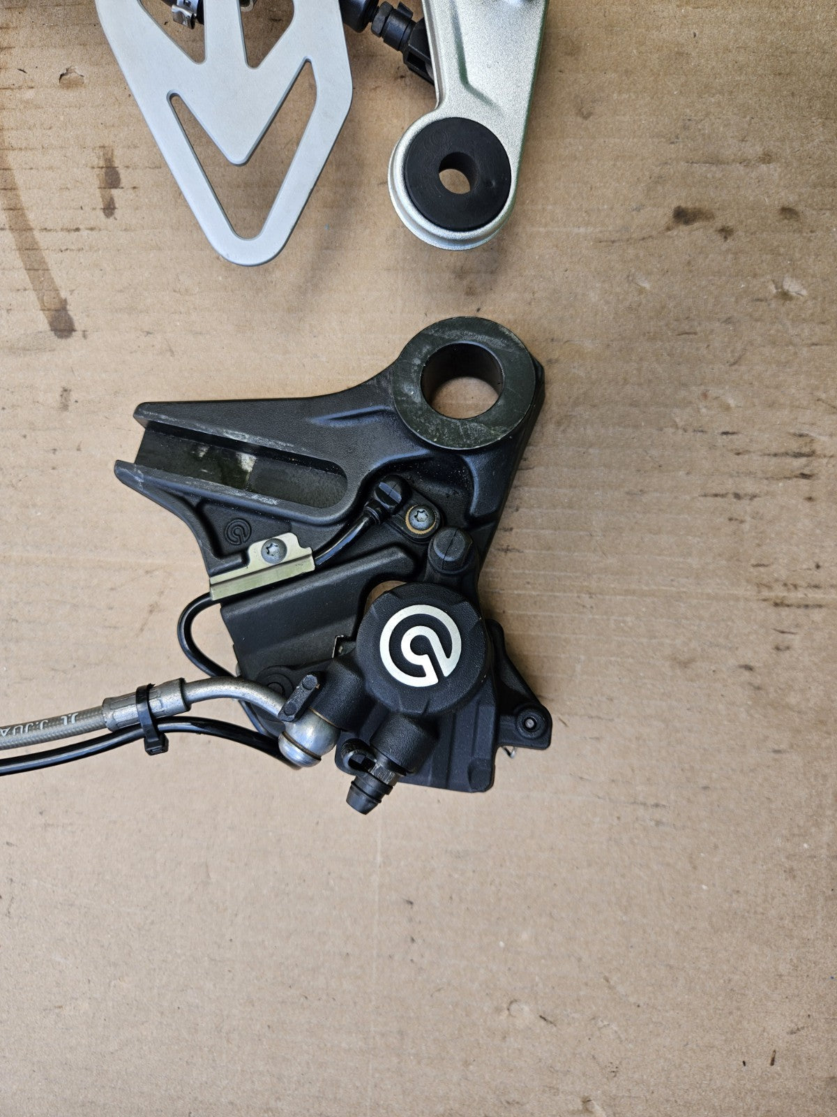 2015-2018 BMW S1000RR Premium OEM Rear Brake Caliper Brake Line! Rear Set Brembo