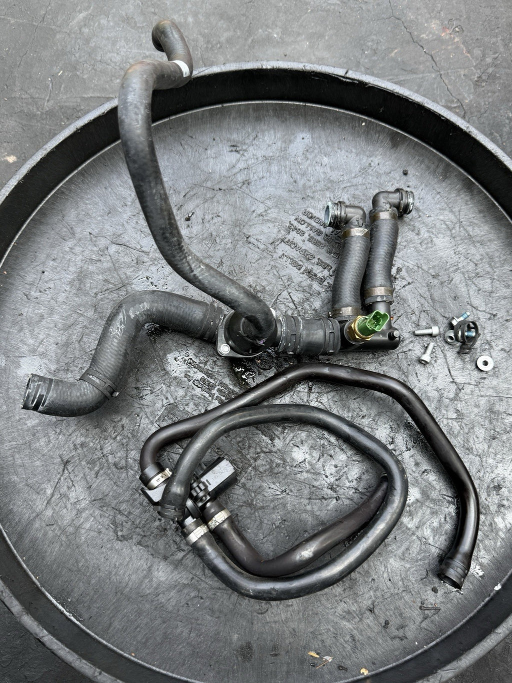 2021-2024 Aprilia RSV4 Tuono V4 OEM Radiator Coolant Hoses Thermostat Sensor Set7