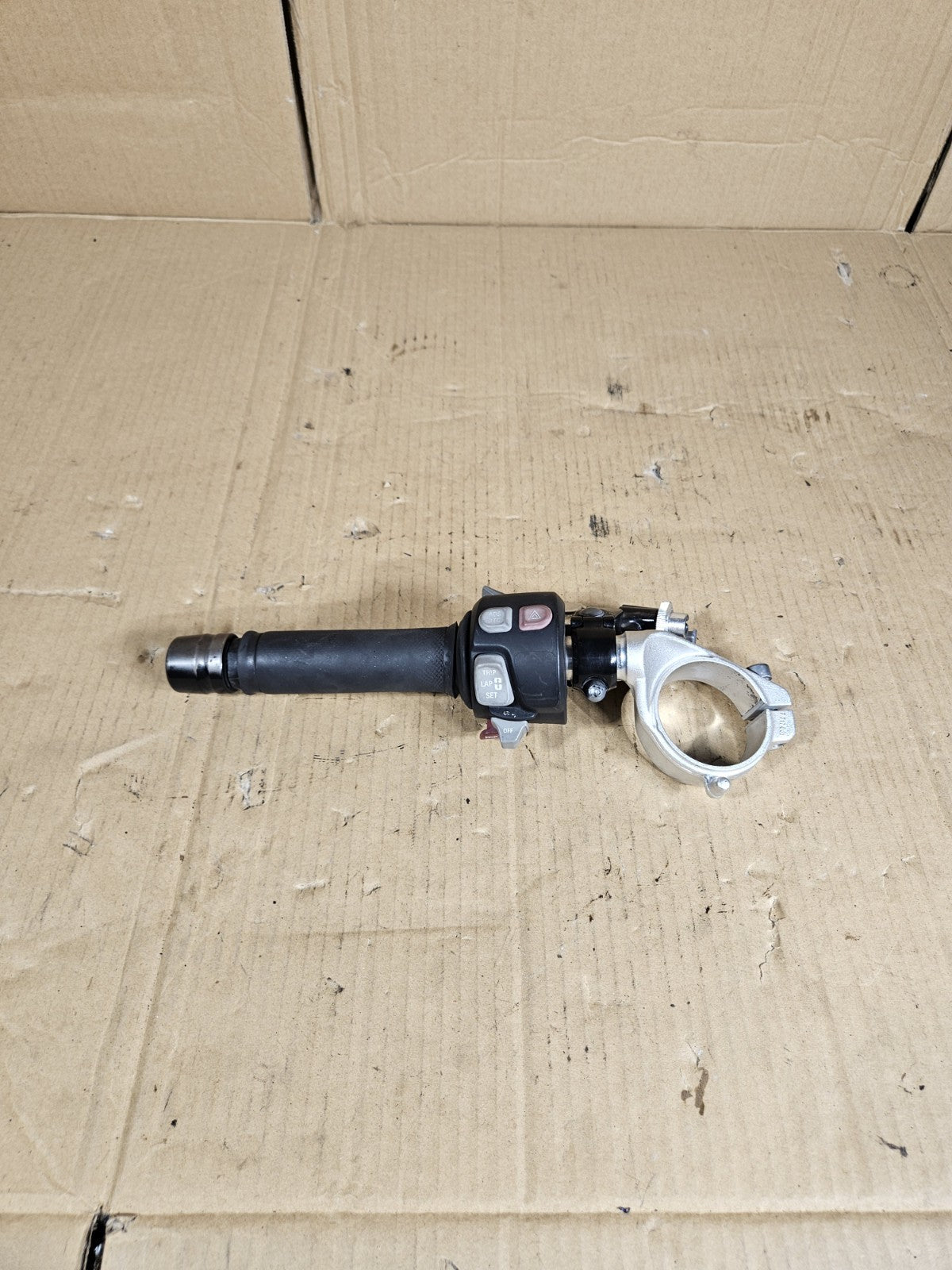 09-14 BMW S1000RR OEM Left Clip On Handlebar Clutch Lever Switch Housing Control0
