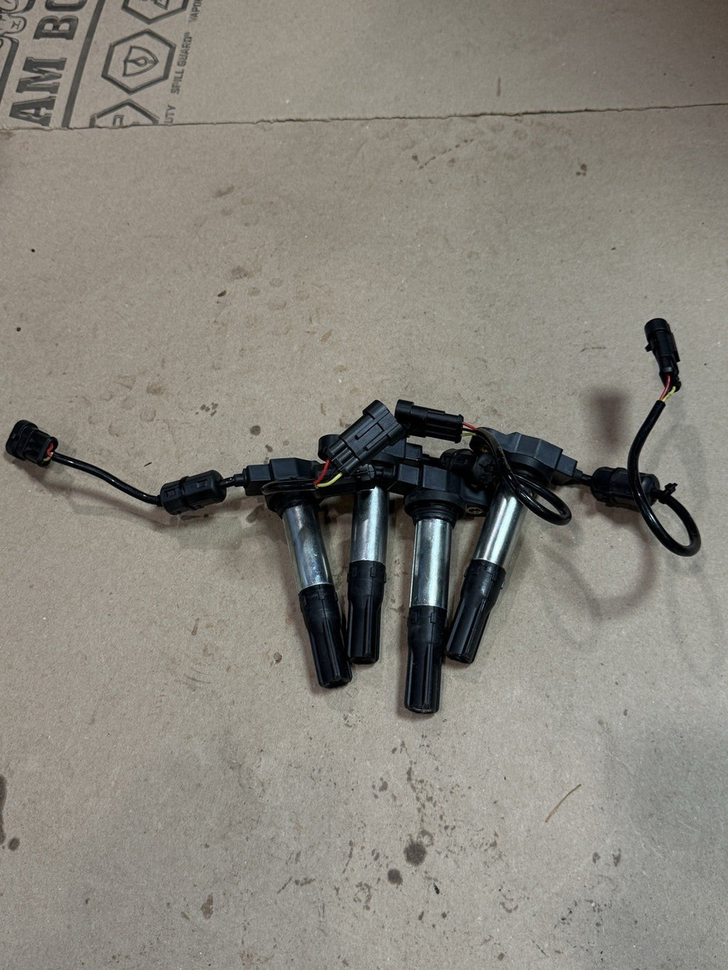 21-24 Aprilia RSV4 1100 Factory OEM Ignition Coils Plug Boots Wire Set Tested
