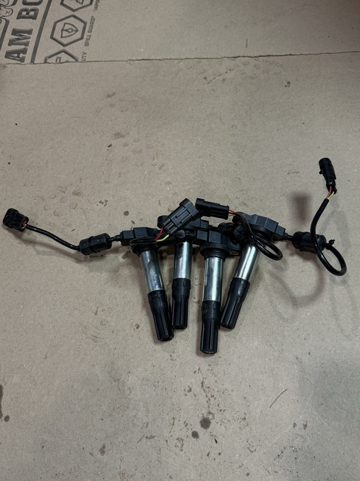 21-24 Aprilia RSV4 1100 Factory OEM Ignition Coils Plug Boots Wire Set Tested