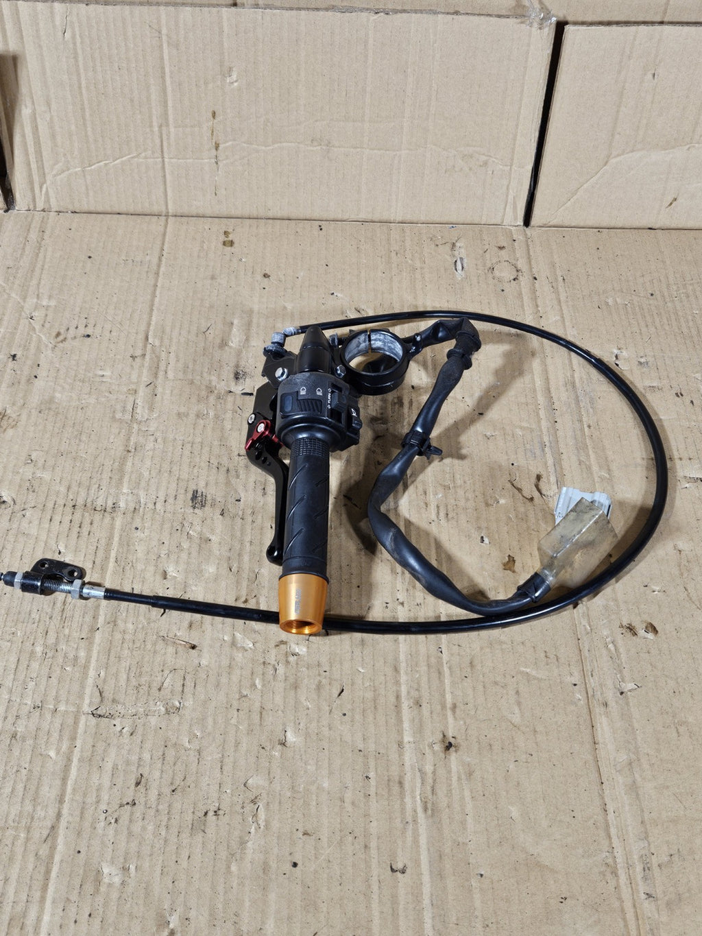 2013 Honda CBR600RR Aftermarket Complete Clutch Side Clip on Lever Headlight0