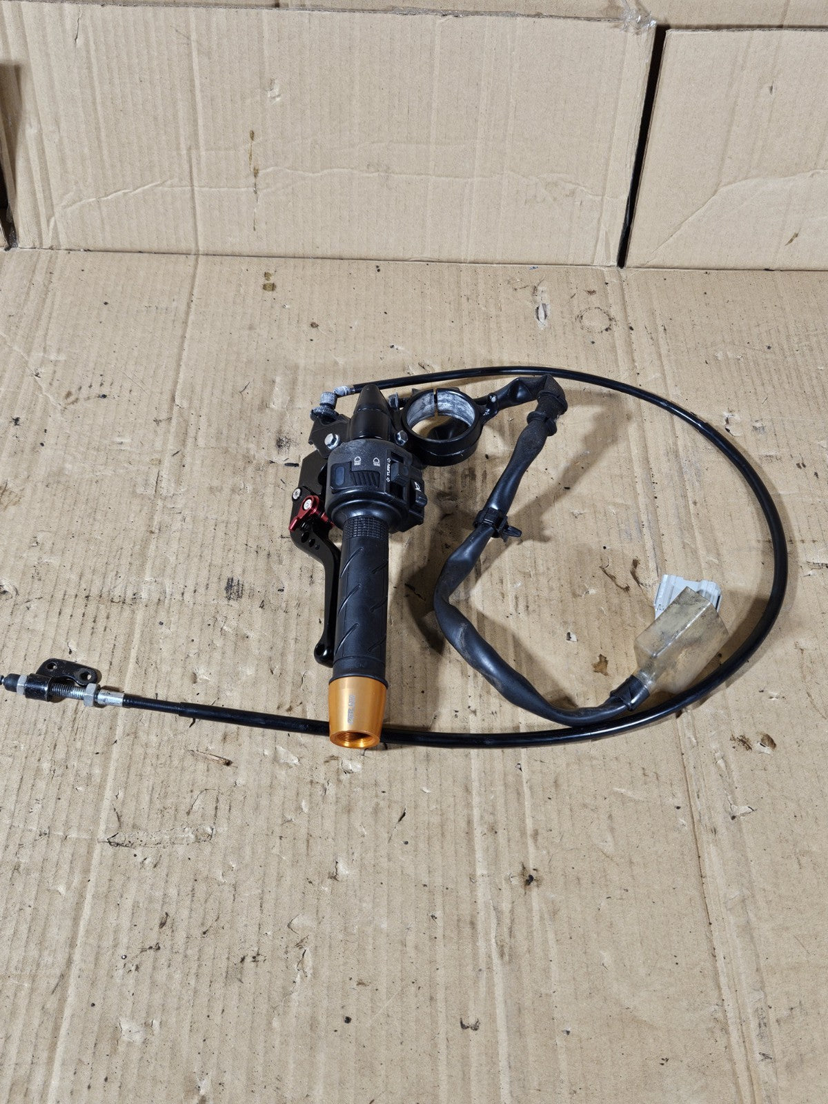2013 Honda CBR600RR Aftermarket Complete Clutch Side Clip on Lever Headlight0