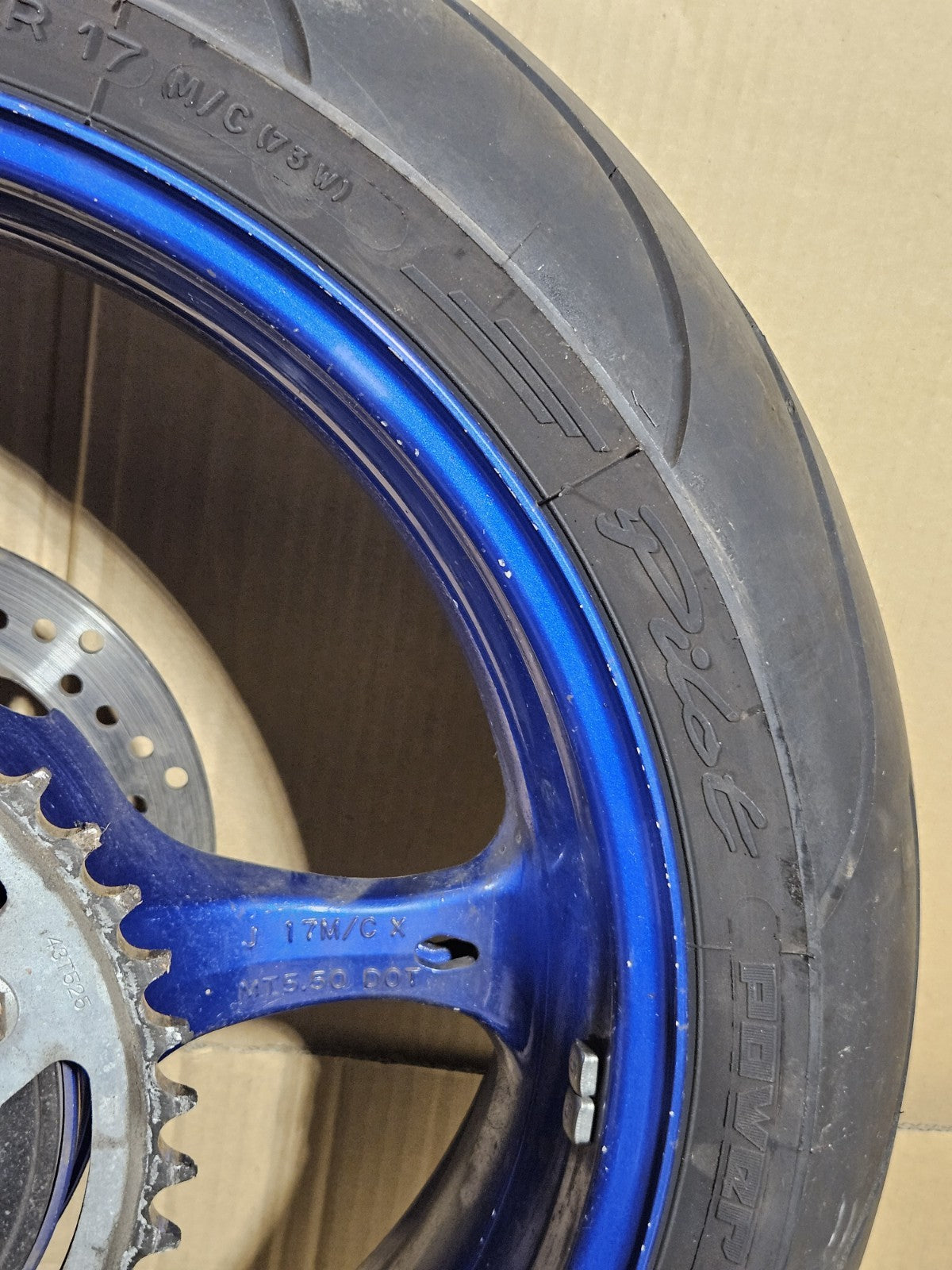 2006 Suzuki GSXR600 Wheel Set Front & Rear OEM 5411141G10 2006-2007 Rims Pair6