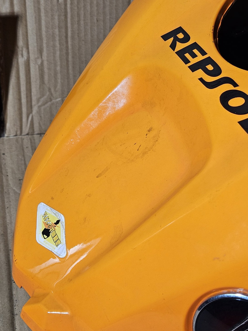 2013 Honda CBR600RR CBR 600RR Aftermarket Repsol Gas Tank Cover Fairing Panel4