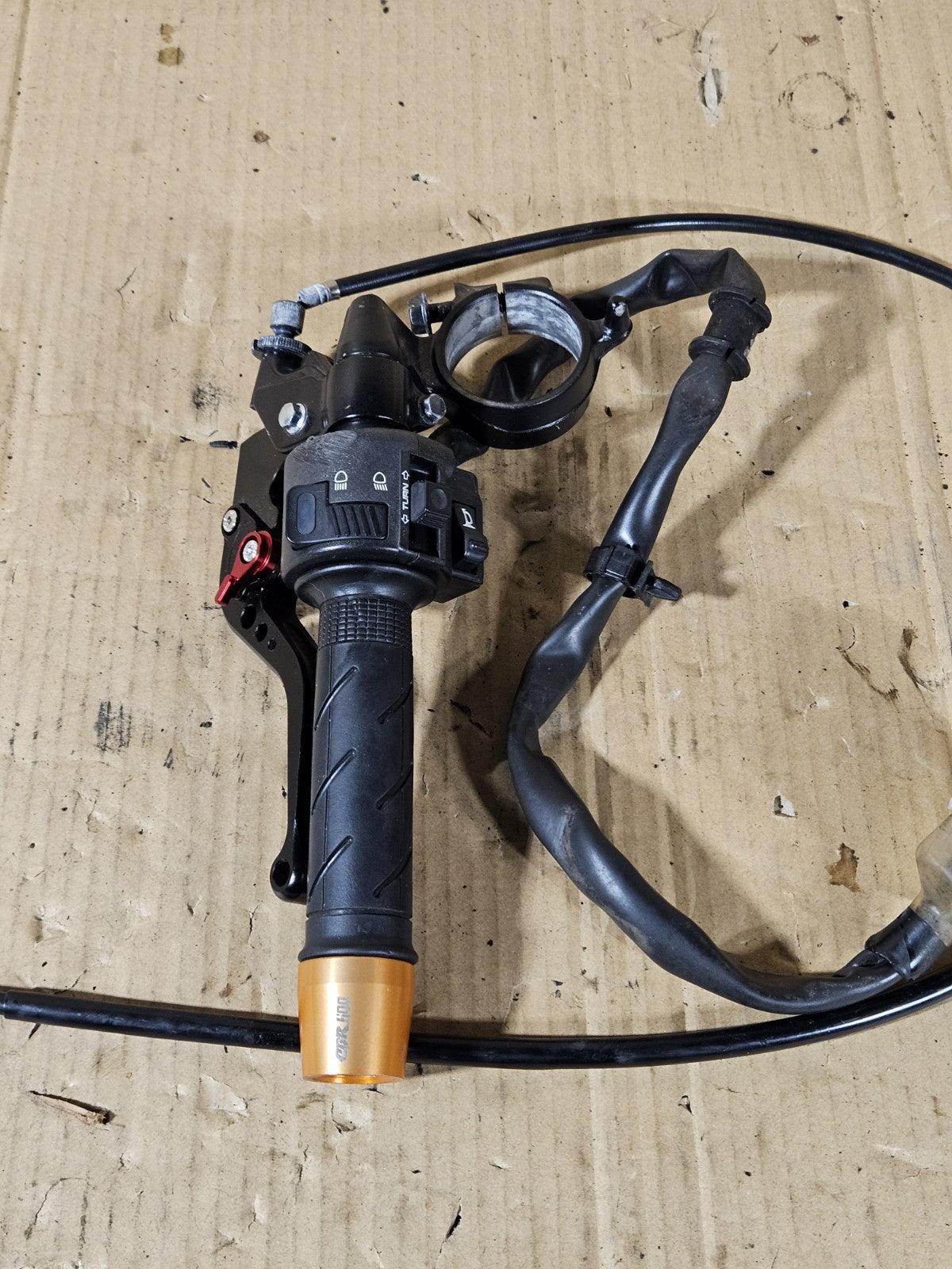 2013 Honda CBR600RR Aftermarket Complete Clutch Side Clip on Lever Headlight1
