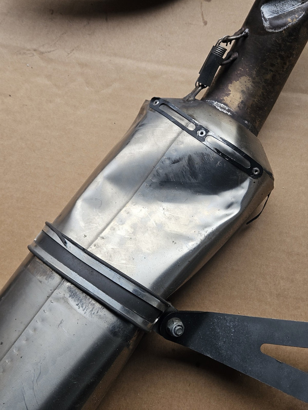 10-14 BMW S1000RR Brock's Full Exhaust System Headers Muffler Damaged