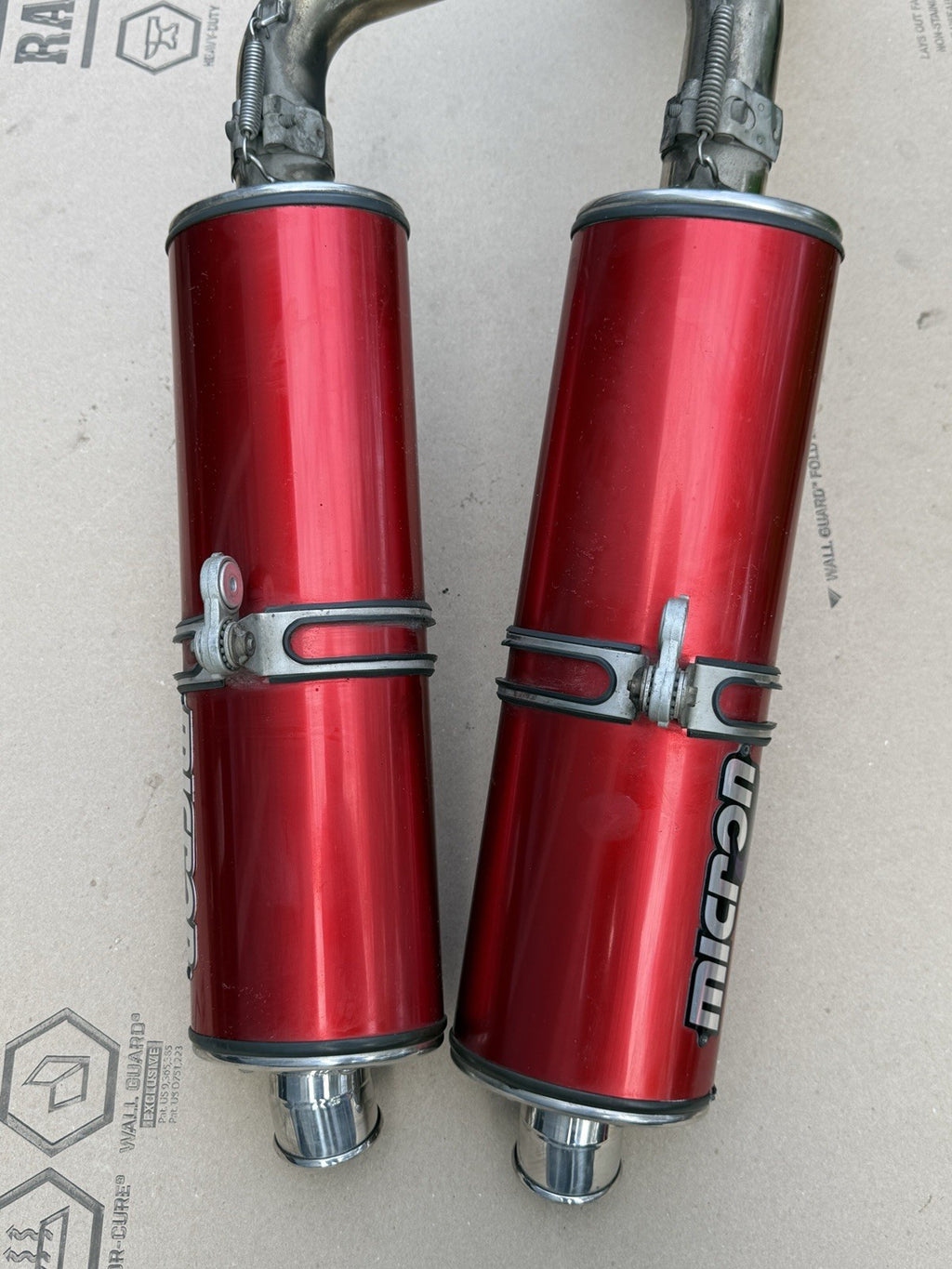 2000-2002 Ducati 748 748s 916 996 Mircon Exhaust System Aftermarket Slip-On Pipe