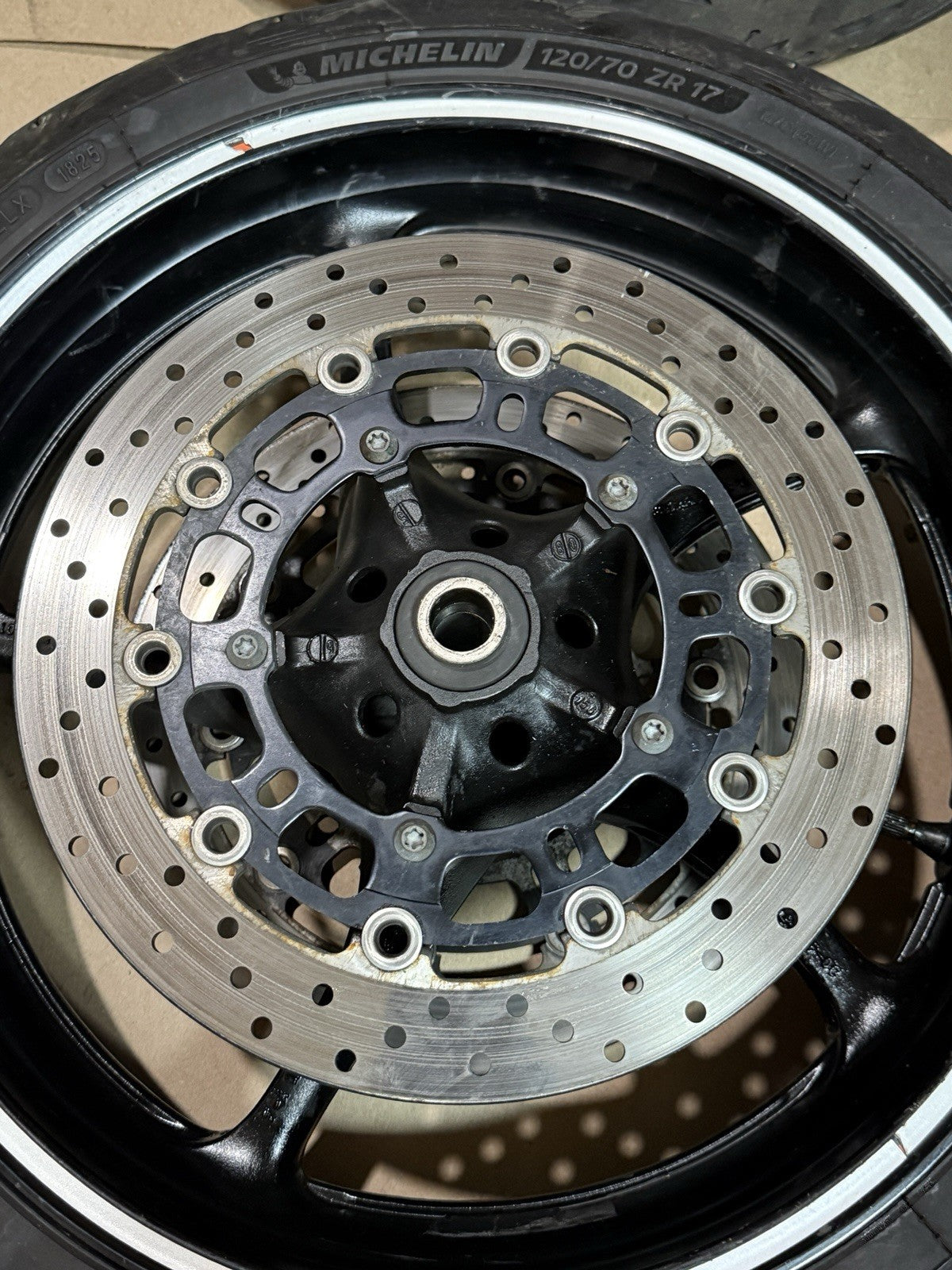 08-16 Yamaha YZF R6 YZFR6 OEM Front Rear Wheels Rims Rotors Sprocket Hub