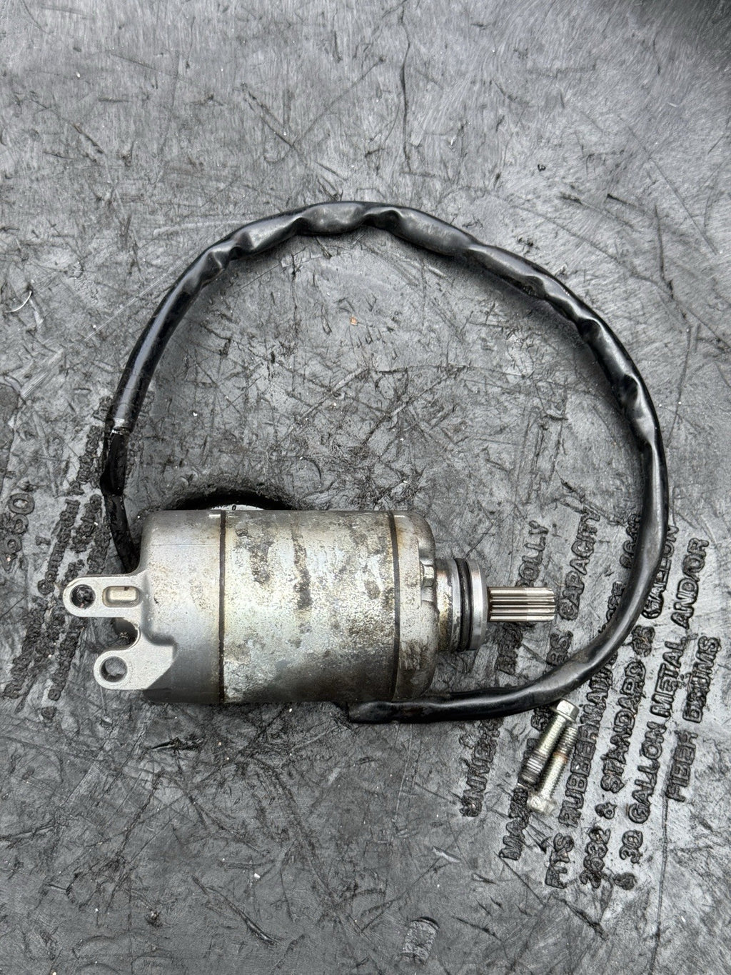 06-20 Yamaha YZF-R6 R6 OEM Engine Starter Starting Motor 12V DC 2C0-81890-00-0011