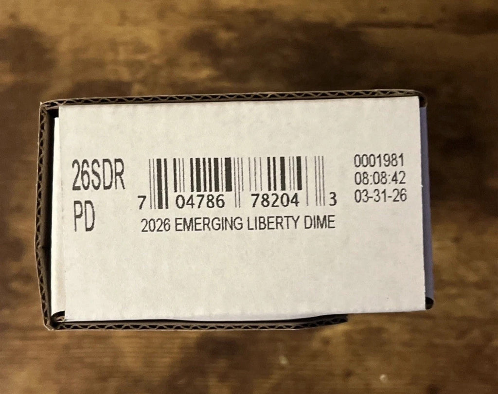 Semiquincentennial Dime 2026 Emerging Liberty 2-Roll Set (P, D) 26SDR