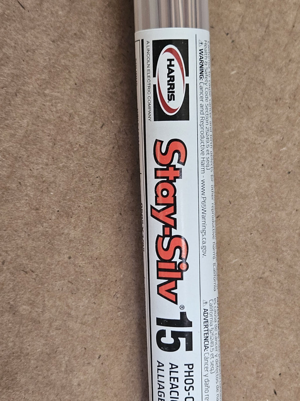 Harris-15620F1 Stay-Silv 15% Flat Brazing Rods (28 Sticks per Tube) NEW 1LB Pack