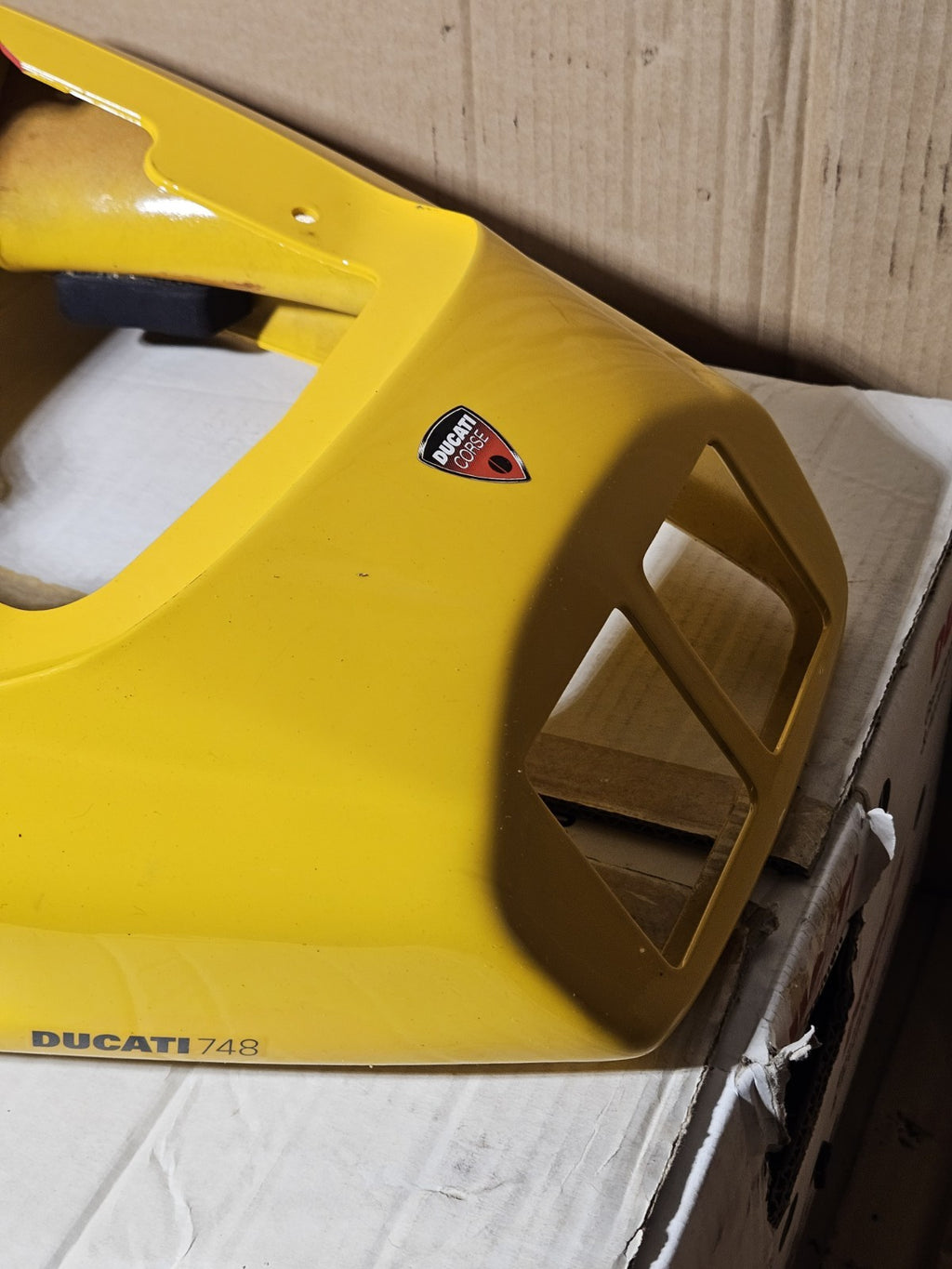 1999-2002 Ducati 748 Yellow Bi-Posto Rear Tail Fairing Seat Cowl Tailpiece OEM21