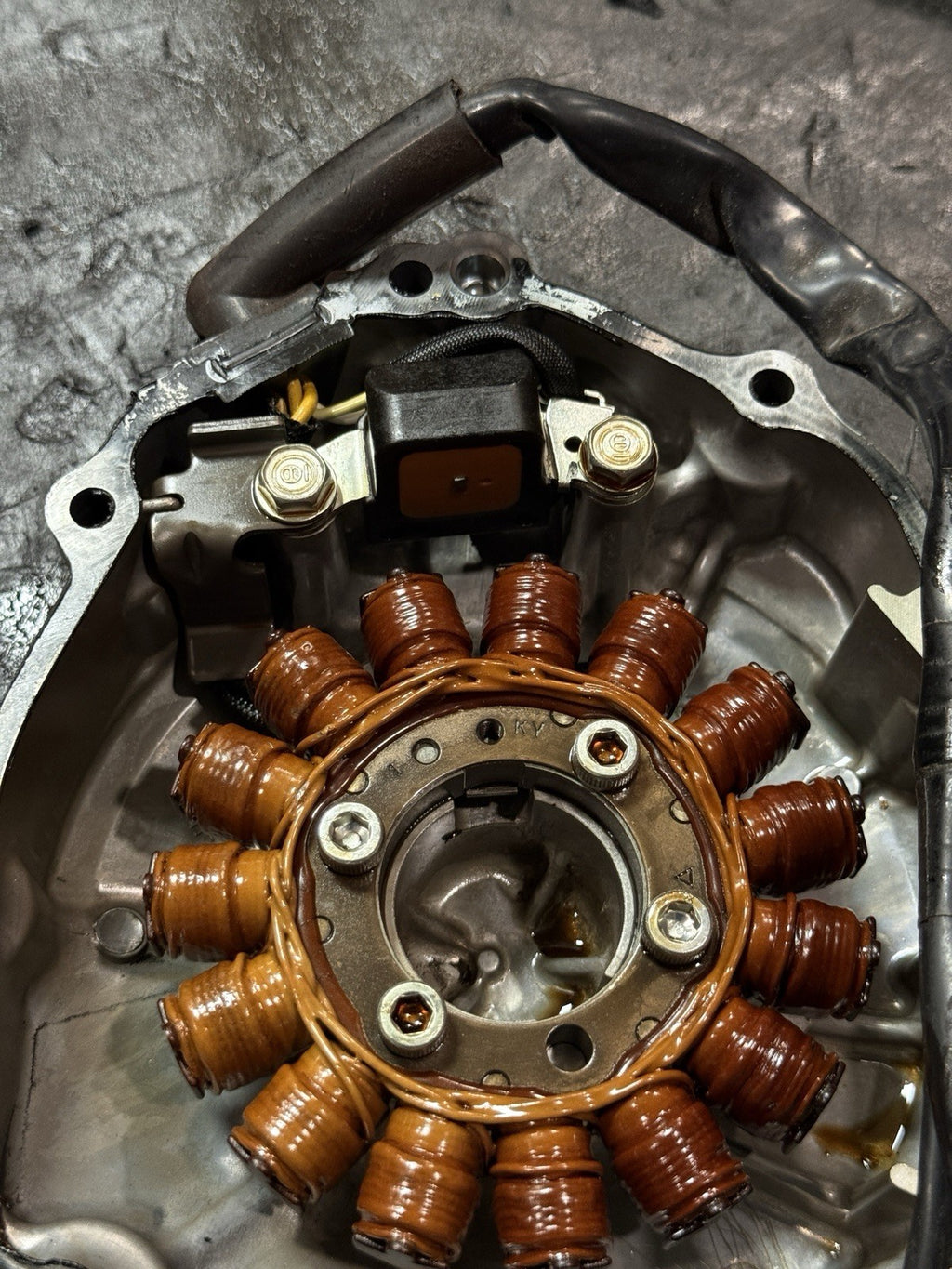 2008-2011 Honda CBR1000RR OEM Stator Generator Alternator Magneto Tested Cover6