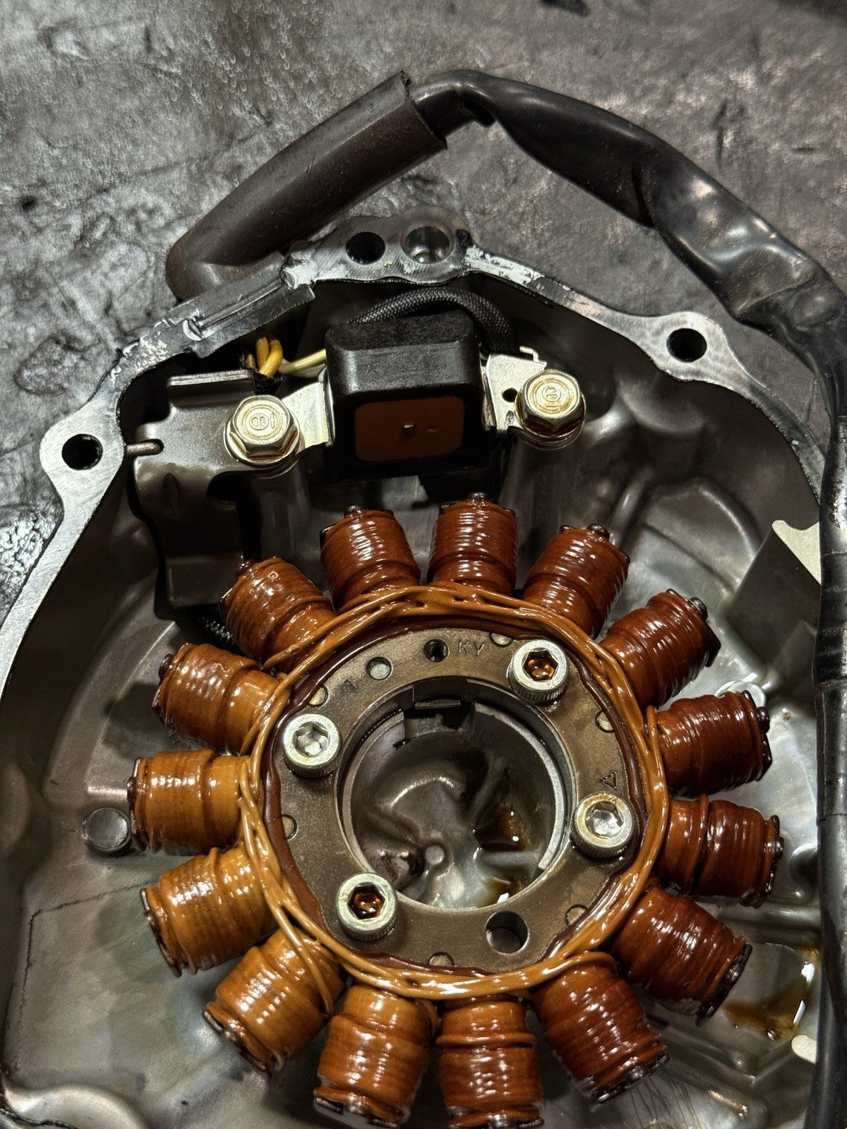 2008-2011 Honda CBR1000RR OEM Stator Generator Alternator Magneto Tested Cover6
