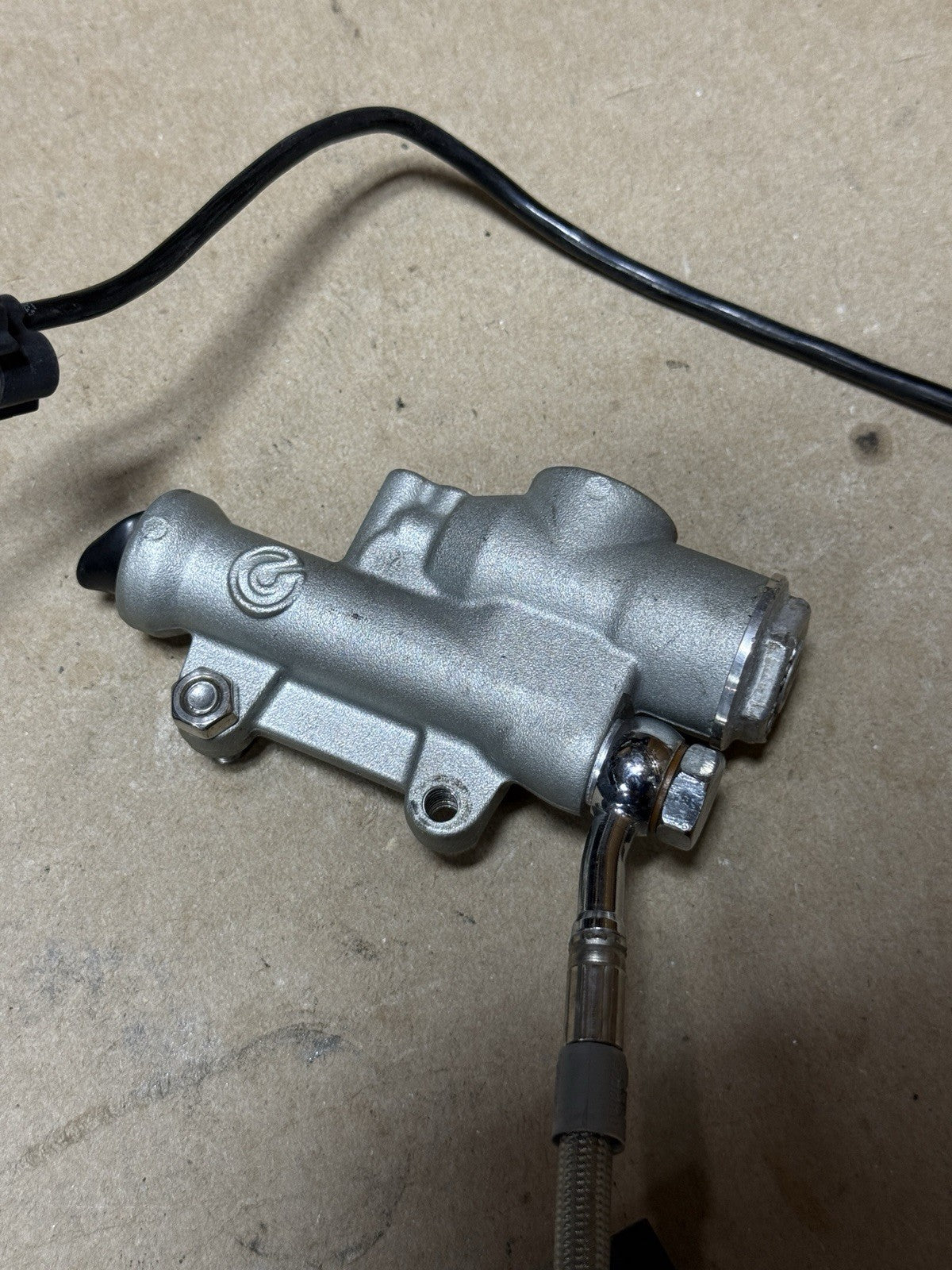 2015-2018 Aprilia RSV4 RR RF OEM Rear Brake Caliper & Master Cylinder Assembly