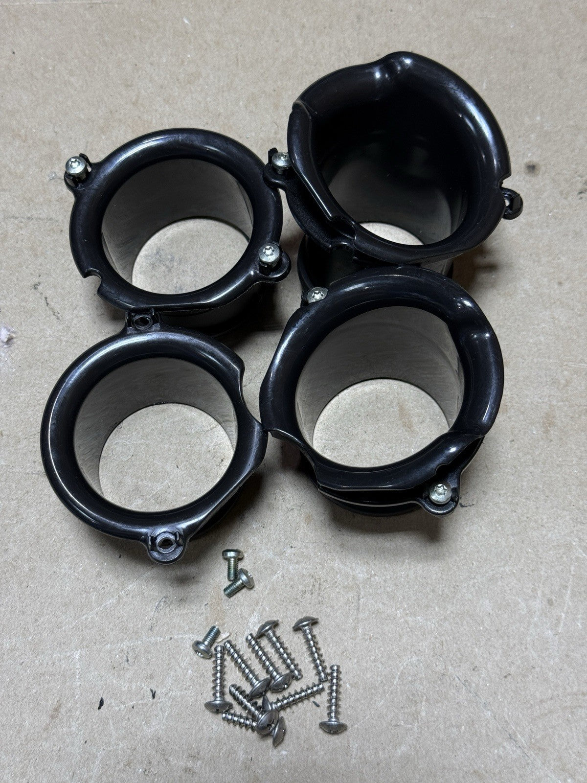 2015-2018 Aprilia RSV4 RR RF Tuono V4 OEM Airbox Intake Velocity Stacks Trumpets