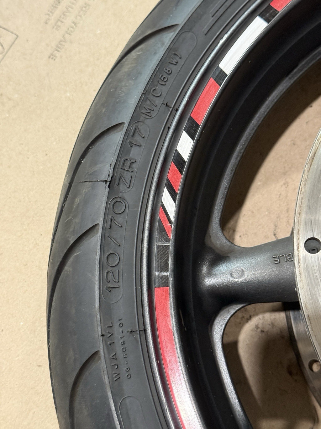 2001-2006 2002 Honda CBR600F4I Front & Rear Rim Wheel Set W/ Brake Rotors Tires