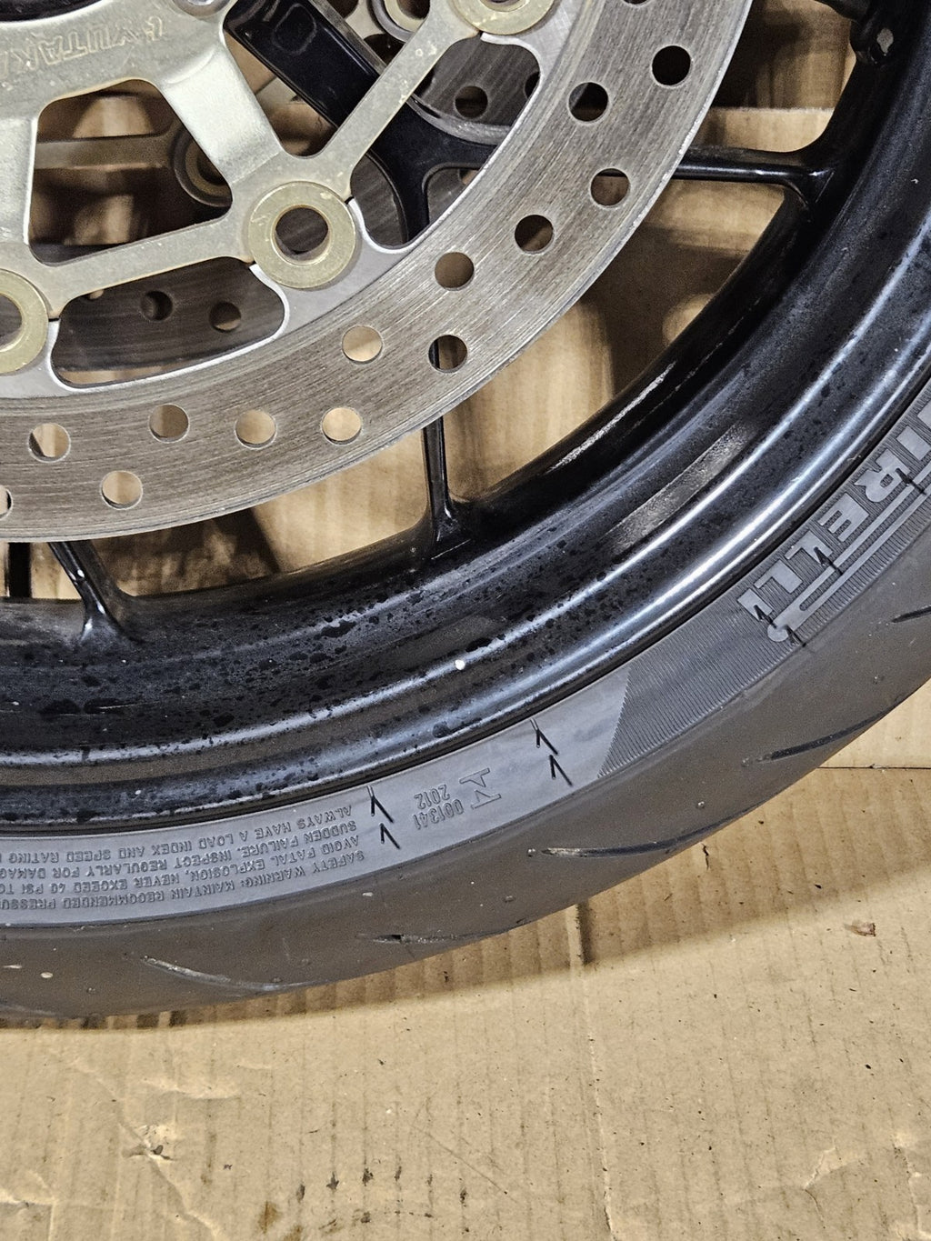 2013 Honda CBR600RR Front and Rear Rim Set OEM 2013 2020 Genuine Wheels Rims6