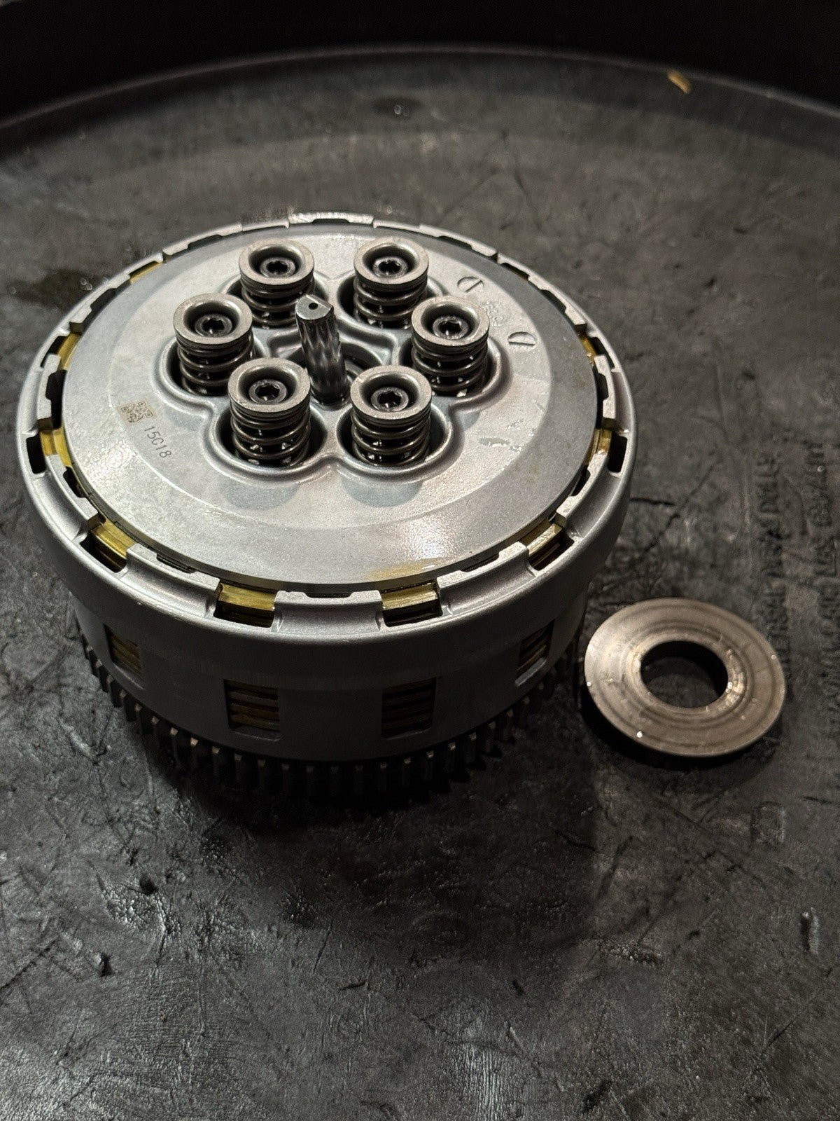 2015-2018 Aprilia RSV4 RR 1000 OEM Clutch Basket Hub Plates Discs Assembly3